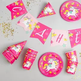 Набор бумажной посуды одноразовый