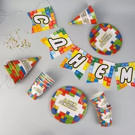 Набор бумажной посуды одноразовый