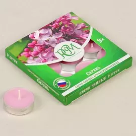 Набор чайных свечей ароматизированных