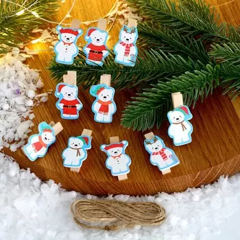 Прищепки декоративные