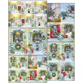 Набор декупажных карт 5 шт