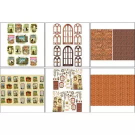 Набор декупажных карт 6 шт