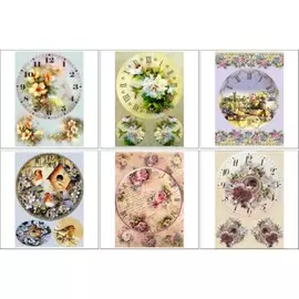 Набор декупажных карт 6 шт