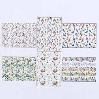 Набор декупажных карт 6 шт