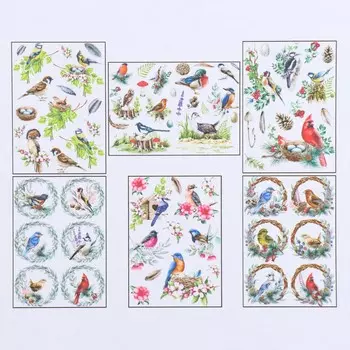 Набор декупажных карт 6 шт