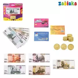 Набор денег с карточками