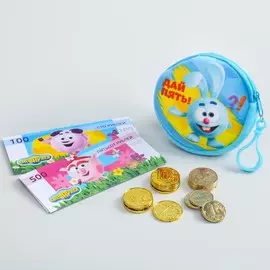 Набор денег с кошельком