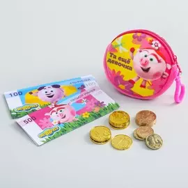 Набор денег с кошельком