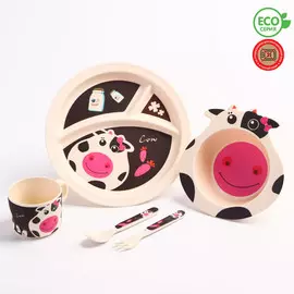 Набор детской бамбуковой посуды