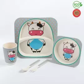 Набор детской бамбуковой посуды