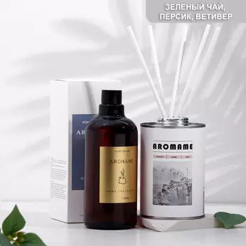 Набор диффузор ароматический aromame, хилтон, 500 мл, круглая банка
