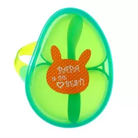 Набор для кормления, 2 предмета: контейнер и ложка