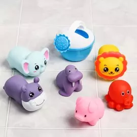 Набор резиновых игрушек для игры в ванной