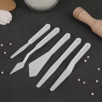 Набор для моделирования кондитерских украшений доляна, 5 шт., 18 см