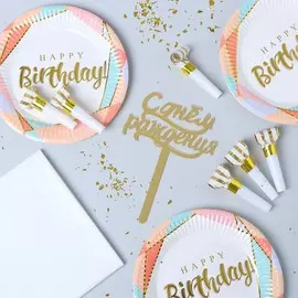 Набор для праздника happy birthday, геометрия