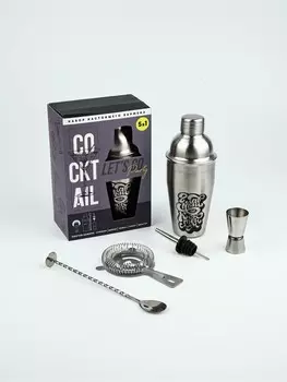 Набор для приготовления коктейлей cocktail, 5 предметов