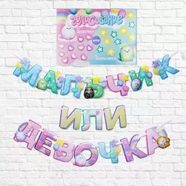 Набор для проведения гендерной вечеринки