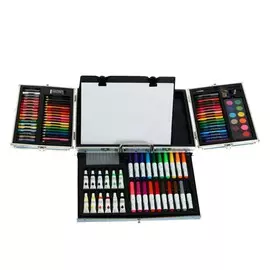 Набор для рисования, в чемоданчике, синий