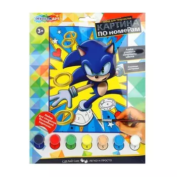 Набор для росписи холстов по контуру, по номерам МУЛЬТИ АРТ CANV17X23-096220