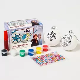 Ёлочные шары под раскраску на новый год