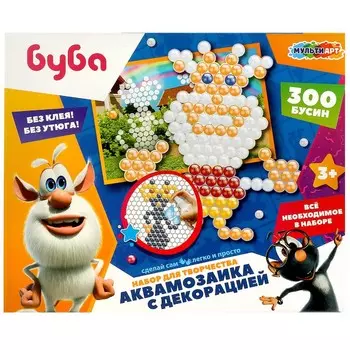 Набор для творчества (аппликация/мозаика) Буба, МУЛЬТИ АРТ AMD300-BUBA