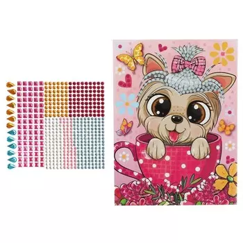 Набор для творчества (аппликация/мозаика) МУЛЬТИ АРТ CRYST-MAPUP