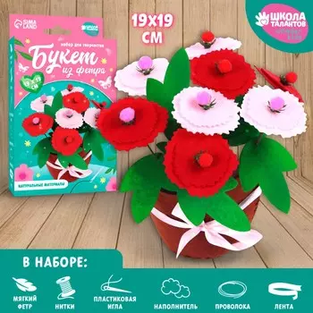 Цветы своими руками в горшочке