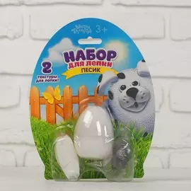 Набор для творчества из массы для лепки, основа яйцо, глазки