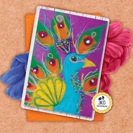 Набор для творчества. картина из шерсти