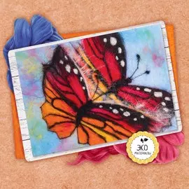 Набор для творчества. картина из шерсти