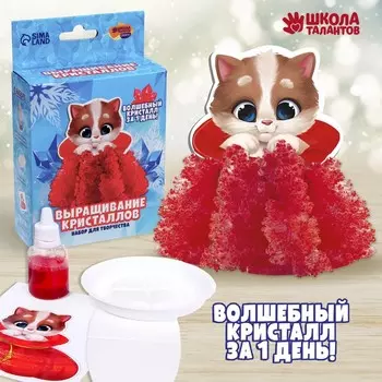 Выращивание кристаллов. опыты. лучистый кристалл