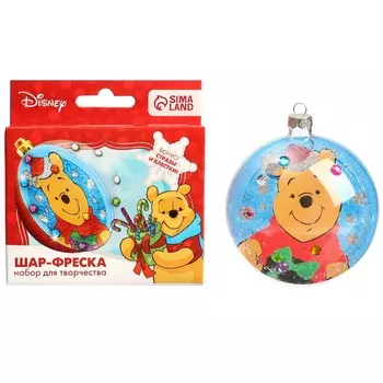 Ёлочный шар - фреска своими руками на новый год