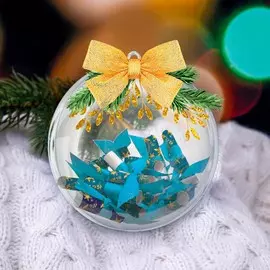 Ёлочный шар своими руками на новый год