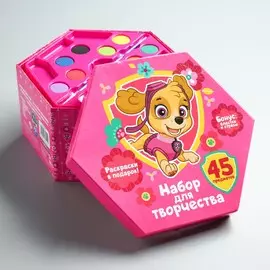Набор для творчества paw patrol 45 предметов