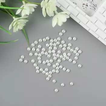 Набор для творчества половинка жемчужины, d=0.6 см, 20 г