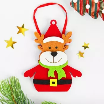 Ёлочная игрушка из фетра