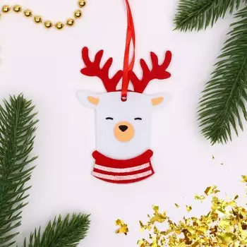 Набор для творчества. создай елочное украшение из фетра