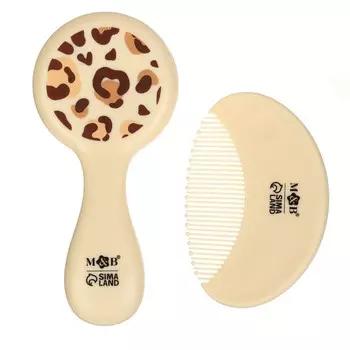 Расческа детская, массажная щетка для волос в наборе