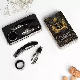 Набор штопор, пробка, каплеуловитель