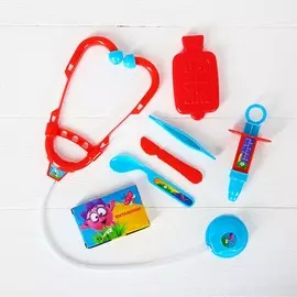 Набор доктора, 7 предметов, смешарики