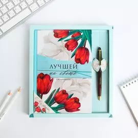 Набор ежедневник 80 л и ручка