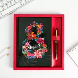 Набор ежедневник 80 л и ручка