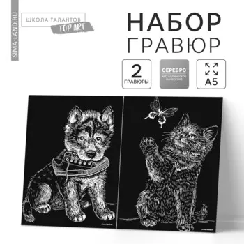 Набор гравюр а5