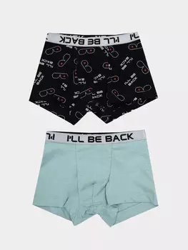 Набор хлопковых трусов-боксеров (2 шт.)