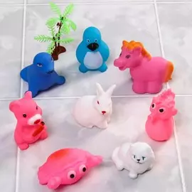 Резиновые игрушки для ванны крошка я