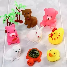 Резиновые игрушки для ванны крошка я