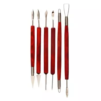 Набор инструментов для лепки, 6 штук