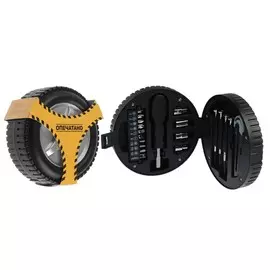 Набор инструментов тундра, подарочный пластиковый кейс