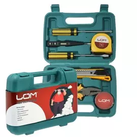 Набор инструментов в кейсе lom, подарочная упаковка, 7 предметов