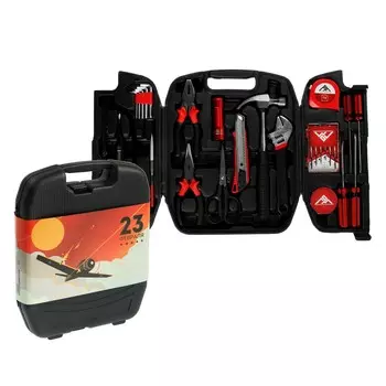 Набор инструментов в кейсе лом